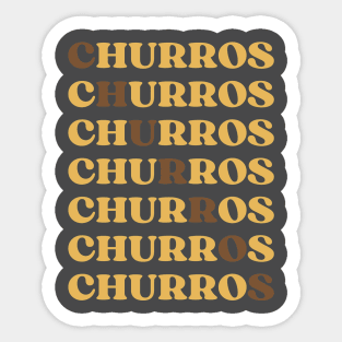 Churros Sticker